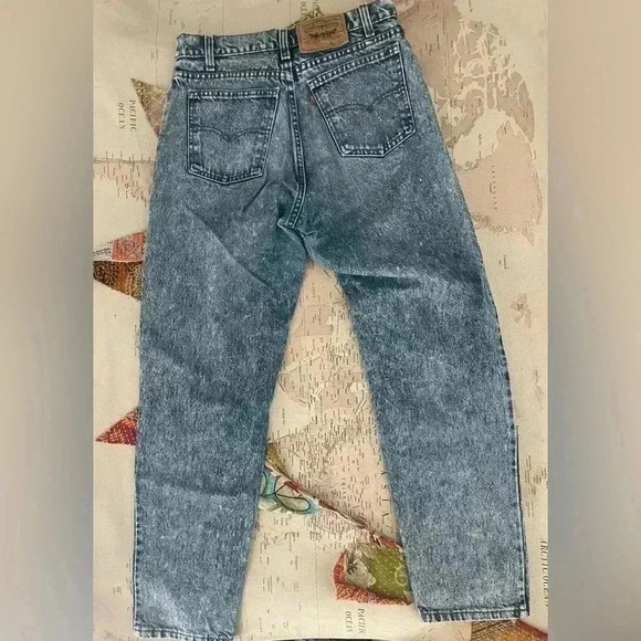 Levi’s 550 Vintage Orange Tab Stonewashed Jeans Made In USA 1960s 31X30 - Picture 4 of 11